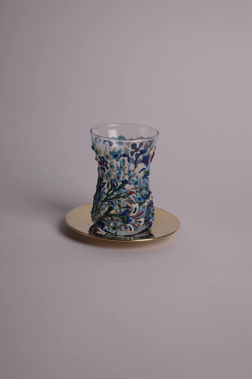 Tea cups blue