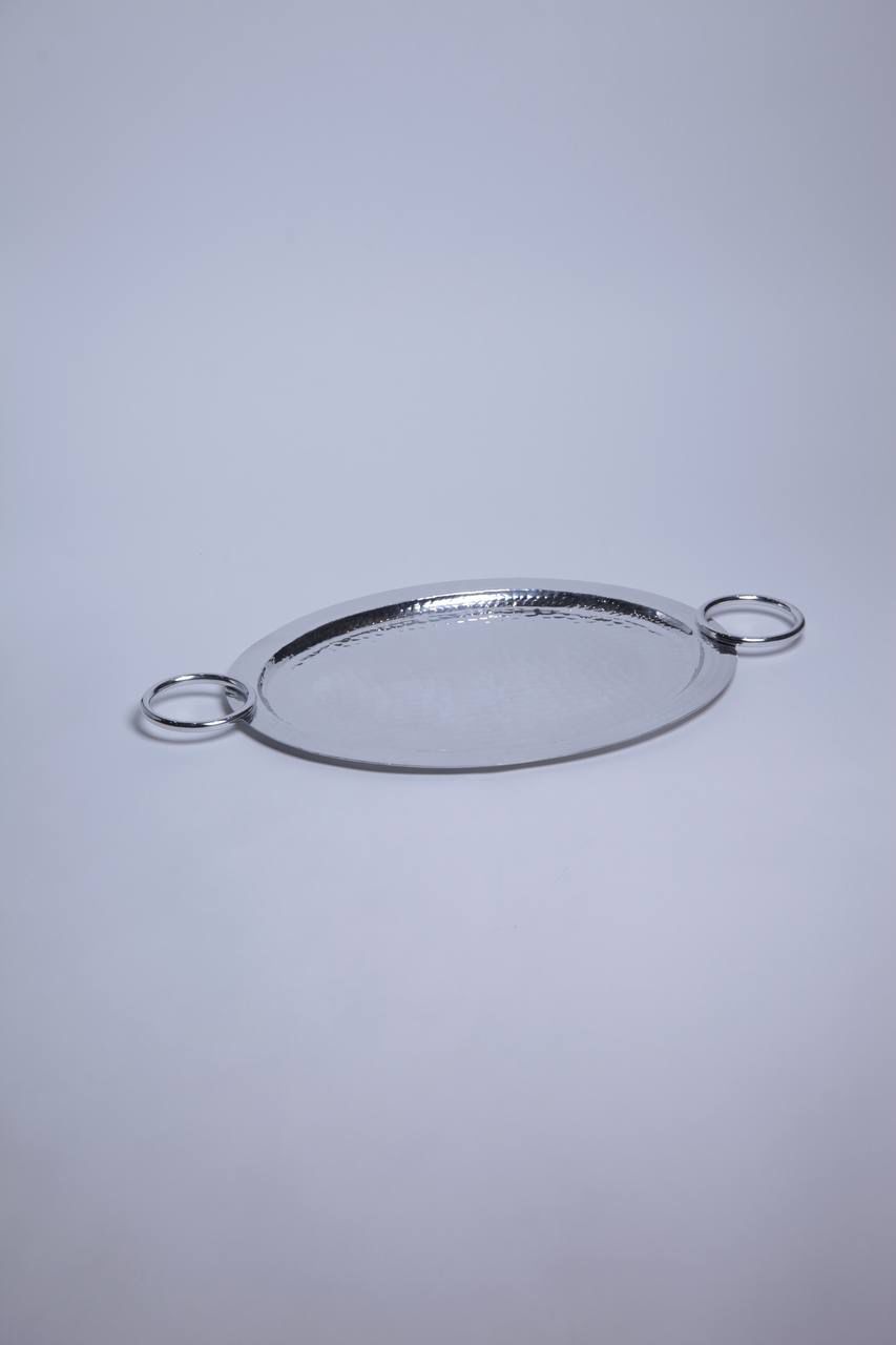 Metal oval tray