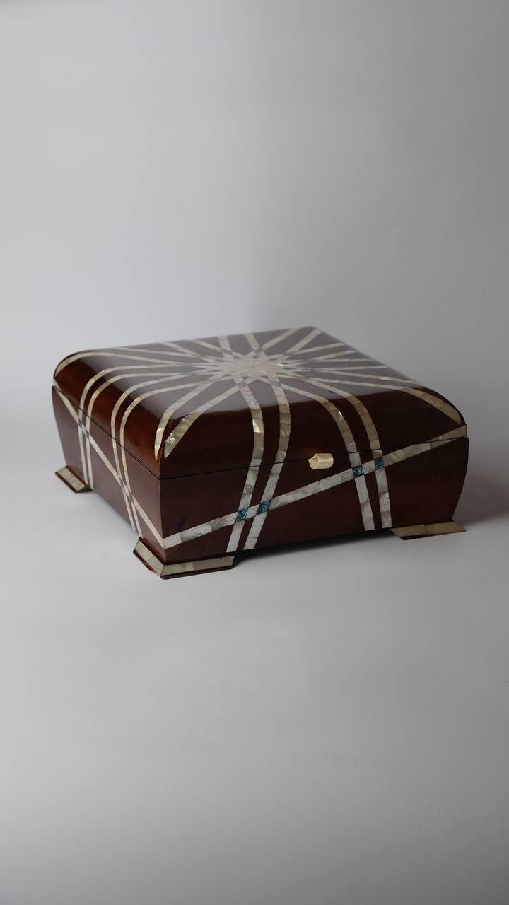 Msadaf Wooden Box New II Size Big (30*30)