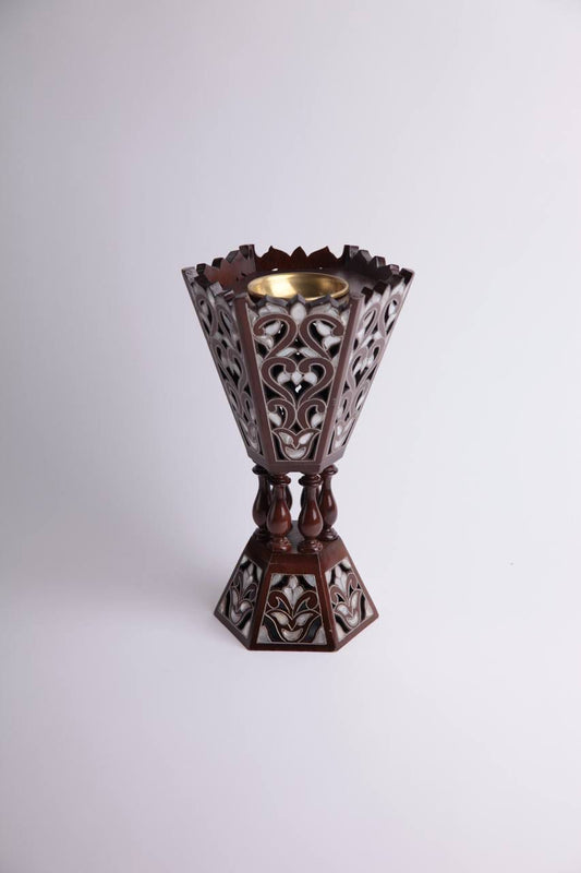 Msadaf wooden incense burner big size