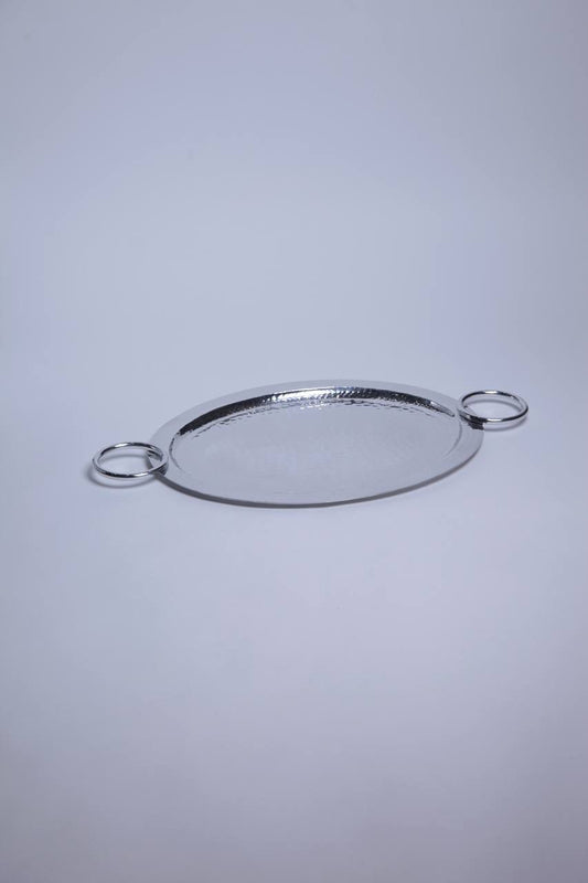 Metal oval tray