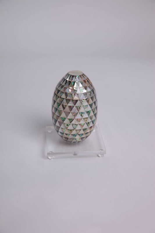 Msadaf box Egg shape Green