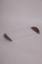 "Plixiglass Tray Holder Semi-Circular