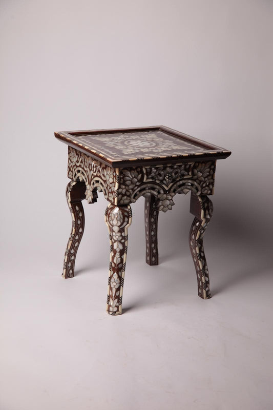 Msadaf Square  Wooden Table