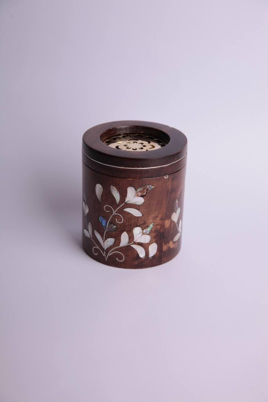 Msadaf Wooden Incense Burner Small