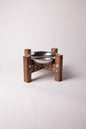 Metal Tray On Wooden Stand