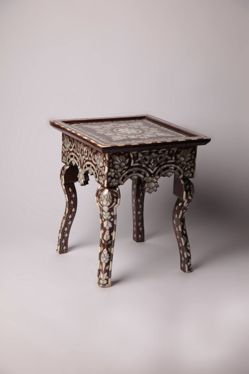 Msadaf Wooden Table Squre