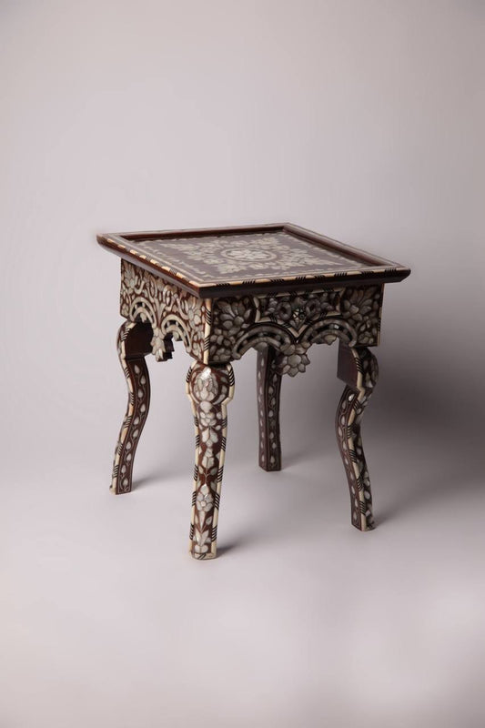 Msadaf Wooden Table Squre