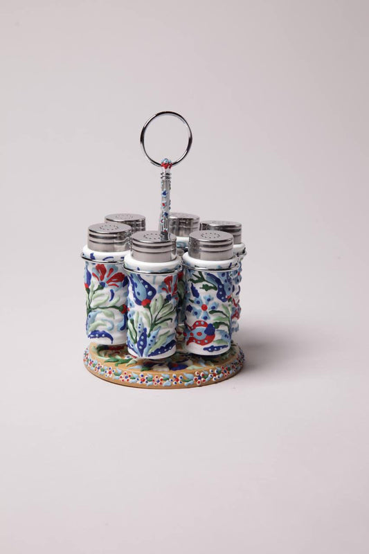 Art Coloured Bottle  With Stand