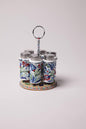 Art Coloured Bottle  With Stand