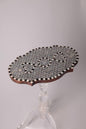 Msadaf Wooden Table Acrylic Legs
