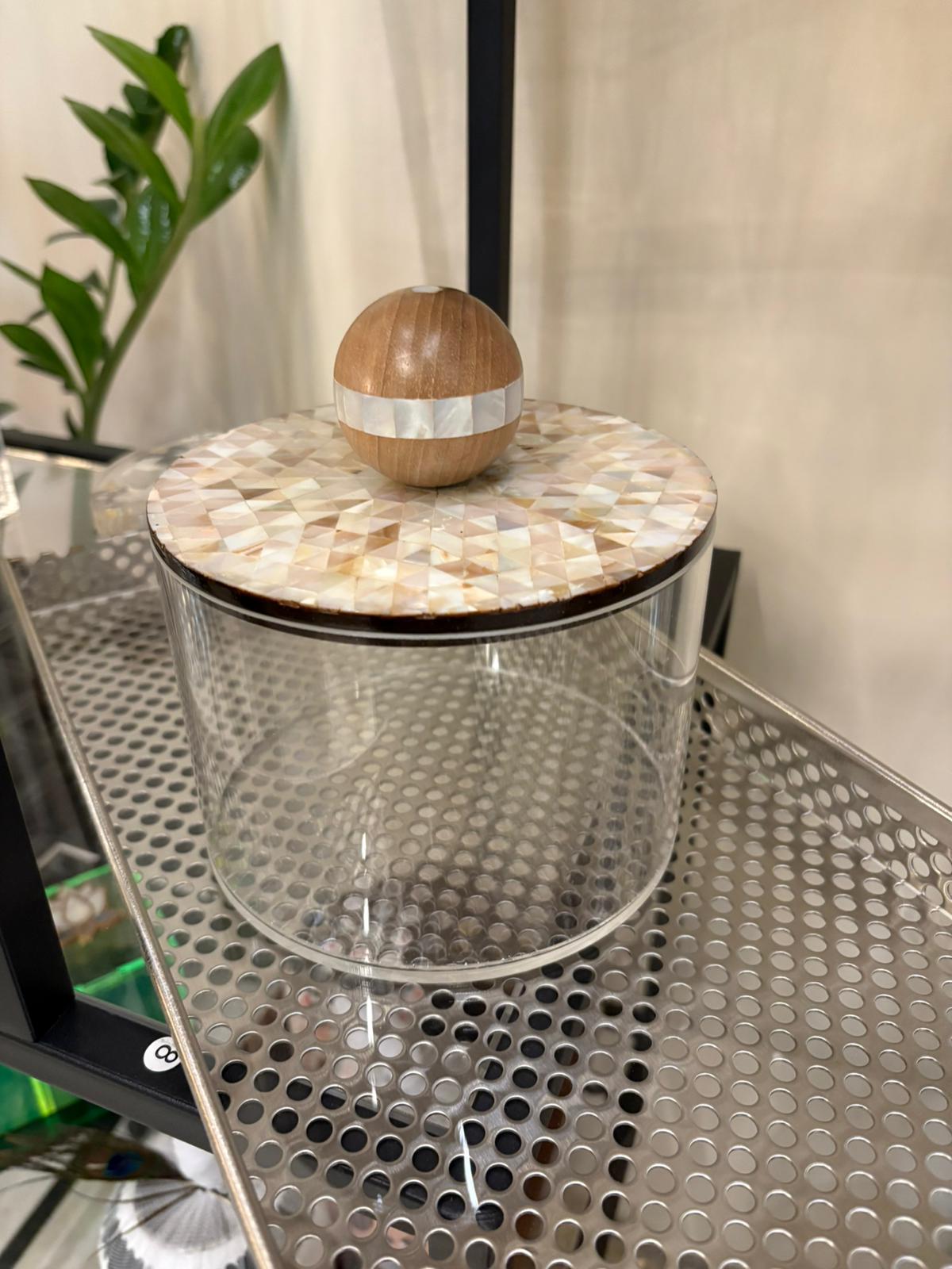 Acrylic Round Storage Box