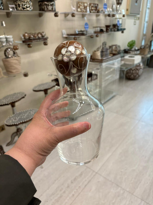 Galss Bottle With Msadaf Wooden Ball