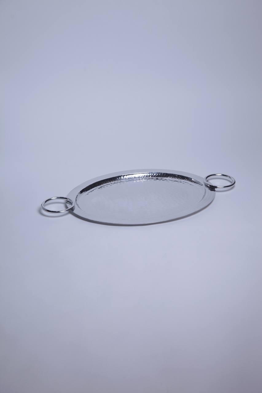 Metal Oval Shape Tray