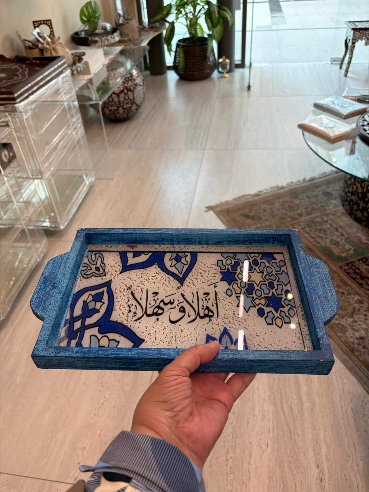 Wooden Colour Tray