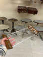 Acrylic Tray With Handle Msadaf wooden