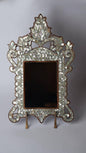 Masdaf Wooden Mirror Small White
