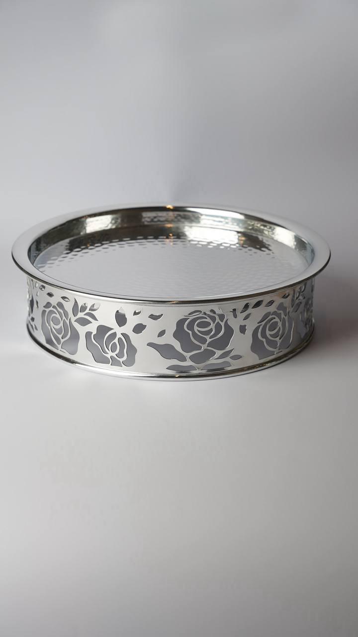 Metal Art Round Tray New Pattern